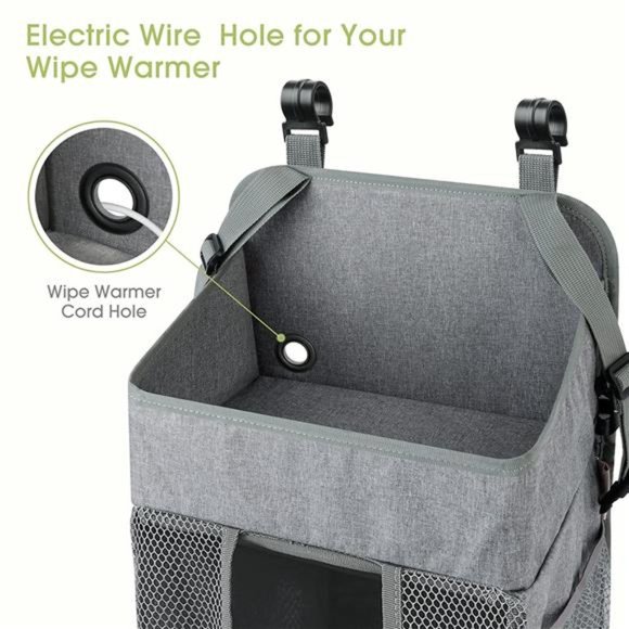 Changing Table Diaper Organizer - Baby Hanging Diaper Stacker Nursery Caddy - Picture 4 of 6